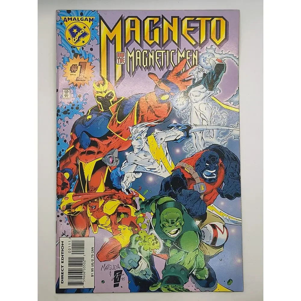 Amalgam Comics #1 Lot Magneto Speed Demon X-Patrol Marvel DC Crossover 1996 Set